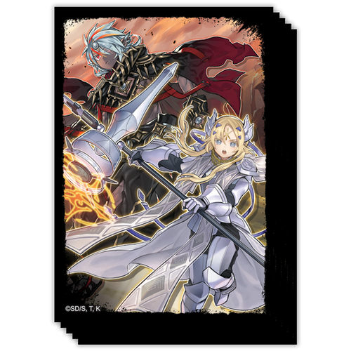 遊戲王 TCG「阿不思-艾克莉西亞-鐵獸戰線 (Albaz – Ecclesia – Tri-Brigade)」卡套