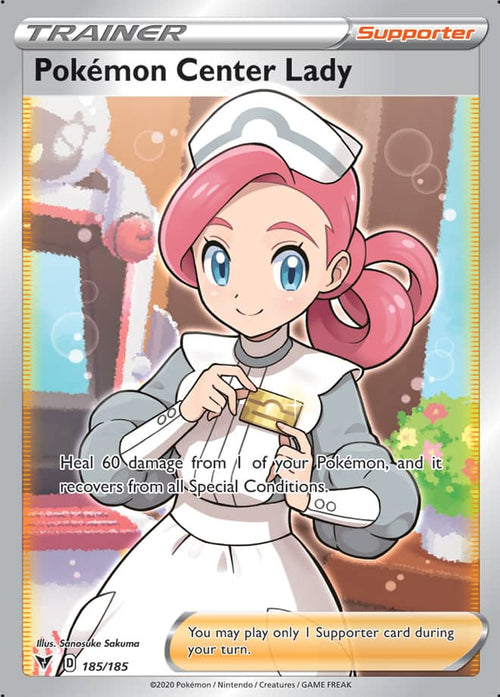 SS4 185/185 Pokémon Center Lady SR