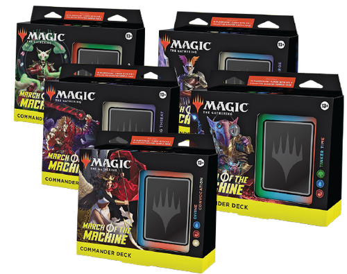 MTG March of the Machine (MOM) Commander Decks - 一套-5個