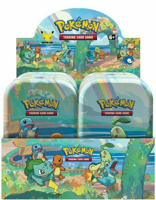 Pokemon TCG 美版 25th Anniversary Celebrations Mini Tins Box BOX-8PCS