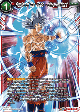BT16-018 Realm of the Gods - Ultra Instinct R