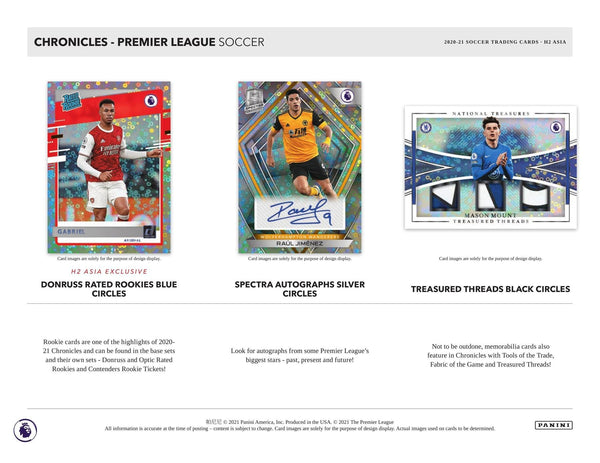 2020-21 Panini Chronicles Soccer H2 Hobby Box - 皇巢卡店 Beehive Trading Card Shop
