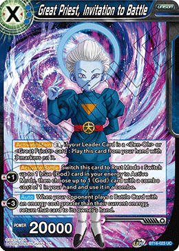BT16-023 Great Priest, Invitation to Battle UC