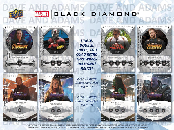 2021 Upper Deck Marvel Black Diamond Hobby Box - 皇巢卡店 Beehive Trading Card Shop