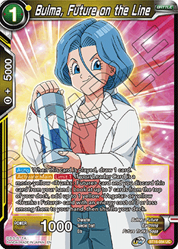 BT16-084 Bulma, Future on the Line UC