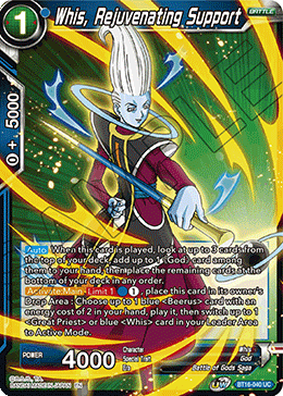 BT16-040 Whis, Rejuvenating Support UC
