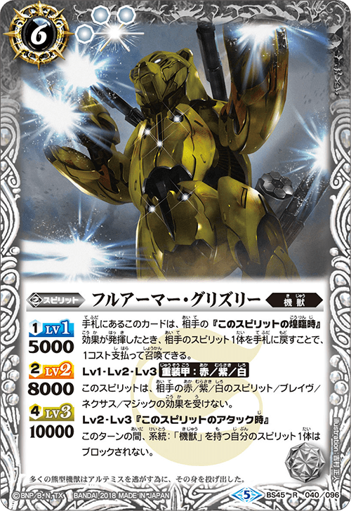 BS45-040 フルアーマー・グリズリーR