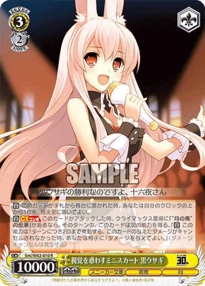 Smi/W62-010 視覚を惑わすミニスカート 黒ウサギ R