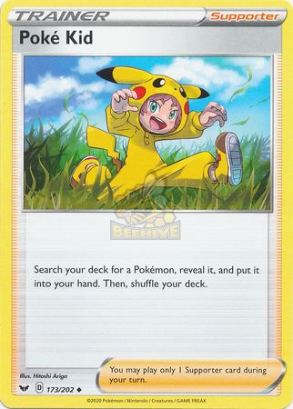 SS1 173/202 Poké Kid U