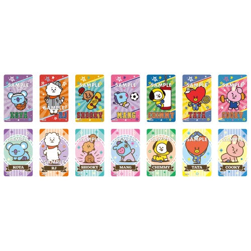 Ensky BT21 IC卡貼紙 附口香糖 BOX-20PACK