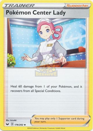 SS1 176/202 Pokémon Center Lady U