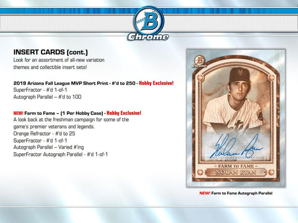 2020 Topps Bowman Chrome Baseball Trading Cards - 2 Chrome Autographs Per Master Box - 皇巢卡店 Beehive Trading Card Shop