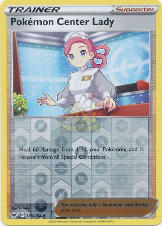 [Reverse Holo] SS1 176/202 Pokémon Center Lady U