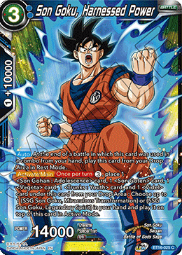 BT16-025 Son Goku, Harnessed Power C