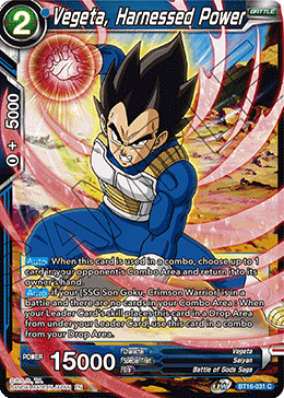 [Holo] BT16-031 Vegeta, Harnessed Power C
