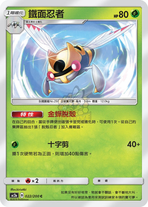 AC2a 022/200 鐵面忍者 C