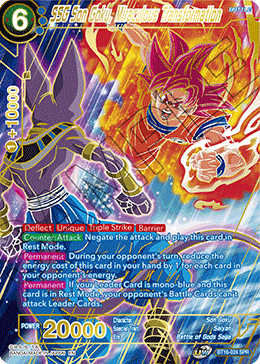 BT16-024 SSG Son Goku, Miraculous Transformation SPR