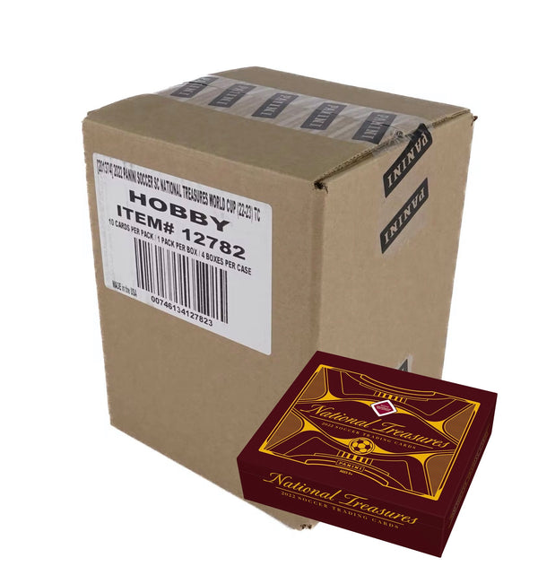 2022 Panini National Treasures FIFA Road to World Cup Soccer Hobby CASE (未開封1箱-4盒) - 皇巢卡店 Beehive Trading Card Shop