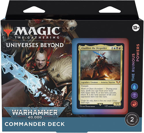 MTG Universes Beyond: Warhammer 40,000 (40K) Commander Deck - The Ruinous Powers