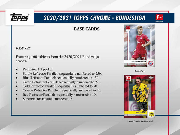 2020-21 Topps Bundesliga Chrome Soccer Hobby - 皇巢卡店 Beehive Trading Card Shop