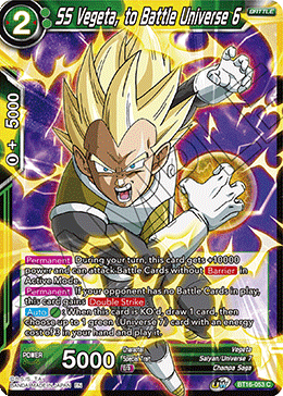 [Holo] BT16-053 SS Vegeta, to Battle Universe 6 C