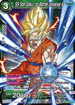 [Holo] BT16-051 SS Son Goku, to Battle Universe 6 UC