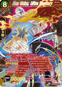 BT16-005 Son Goku, Ultra Mastery SPR