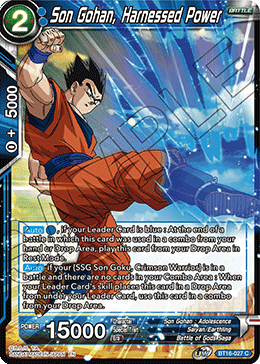 BT16-027 Son Gohan, Harnessed Power C