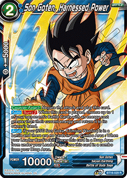 [Holo] BT16-029 Son Goten, Harnessed Power R