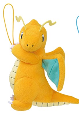 BANDAI Pokemon 毛公仔 ぐらぶらりんぬいぐるみ～ - 快龍