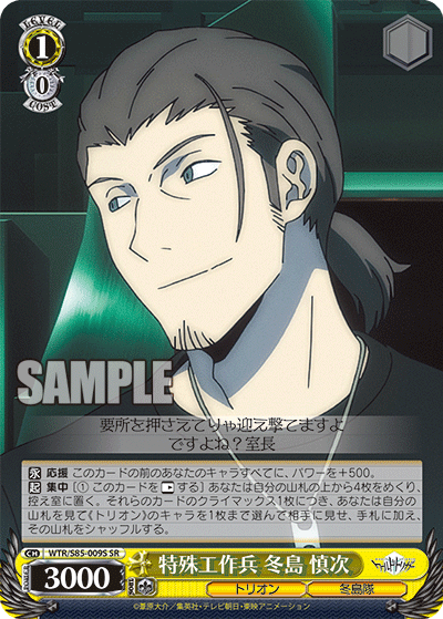 WTR/S85-009S Special Worker Fufujima Shinji SR