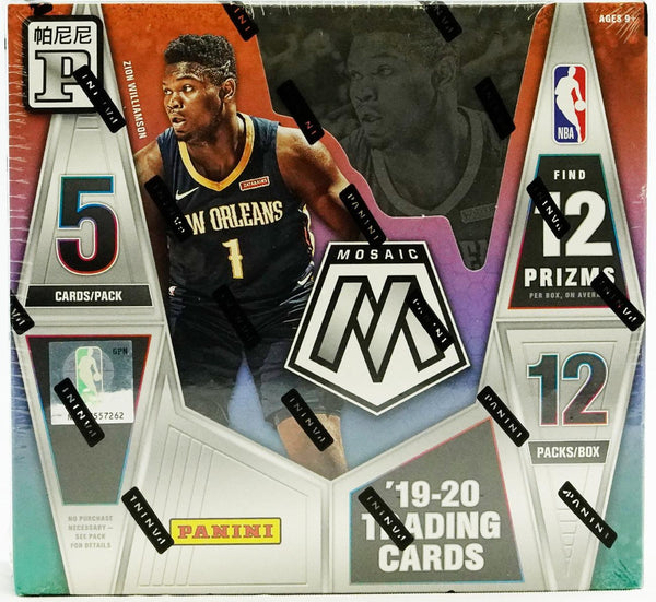 2019-20 Panini Mosaic Tmall Edition Basketball Hobby Box - 皇巢卡店 Beehive Trading Card Shop