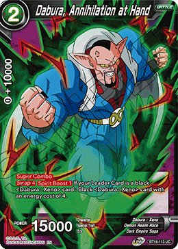 BT16-113 Dabura, Annihilation at Hand UC