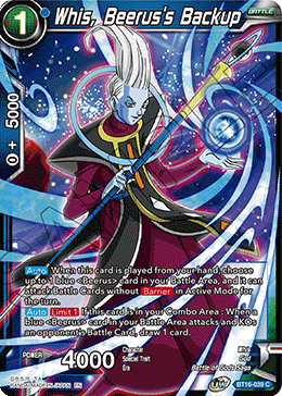 [Holo] BT16-039 Whis, Beerus's Backup C