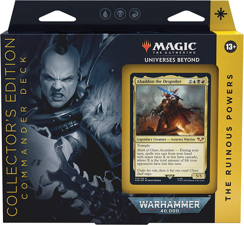 MTG Universes Beyond: Warhammer 40,000 (40K) Commander Deck Collector's Edition - The Ruinous Powers