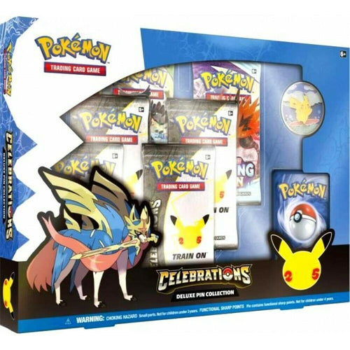 Pokemon TCG 美版 25th Anniversary Celebrations Deluxe Pin Collection Box Zacian